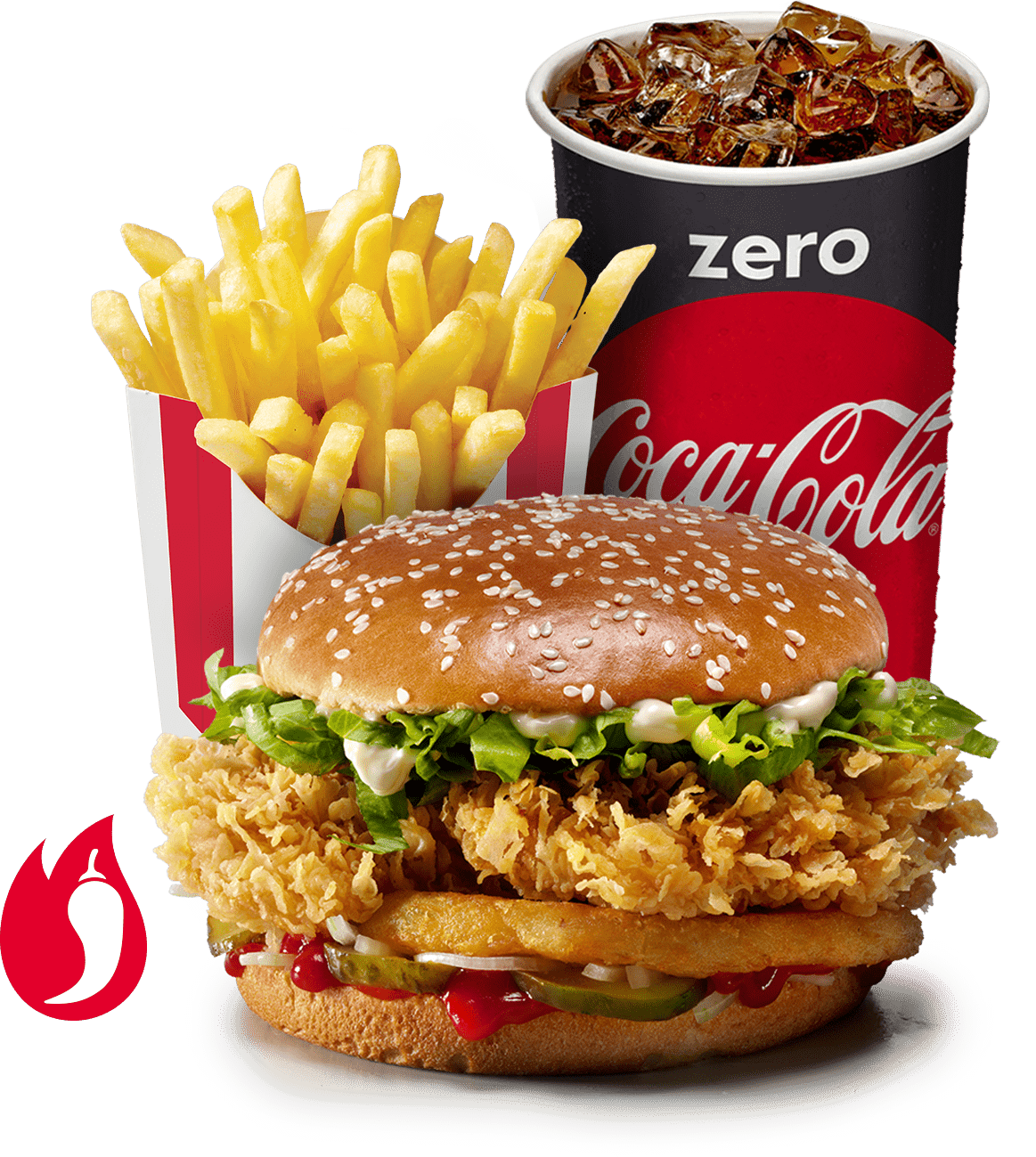 Tower zinger meal (spicy)